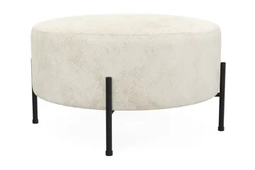 Menard Compact Puf Rund 70 cm - Hvid - Møbler - Stole & lænestole - Taburet & skammel - Ottoman