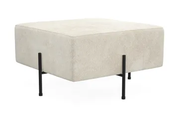 Menard Compact Puf 70 cm Kvadratisk - Hvid - Møbler - Stole & lænestole - Taburet & skammel - Ottoman