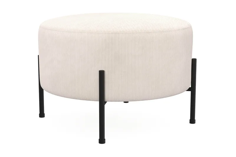 Menard Compact Puf Rund 60 cm - Beige - Møbler - Stole & lænestole - Taburet & skammel - Ottoman