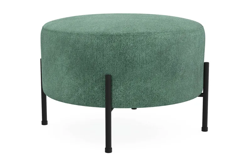 Menard Compact Puf Rund 60 cm - Grøn - Møbler - Stole & lænestole - Taburet & skammel - Ottoman
