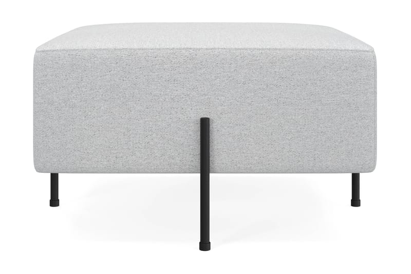 Menard Compact Puf 70 cm Kvadratisk, Lysegrå