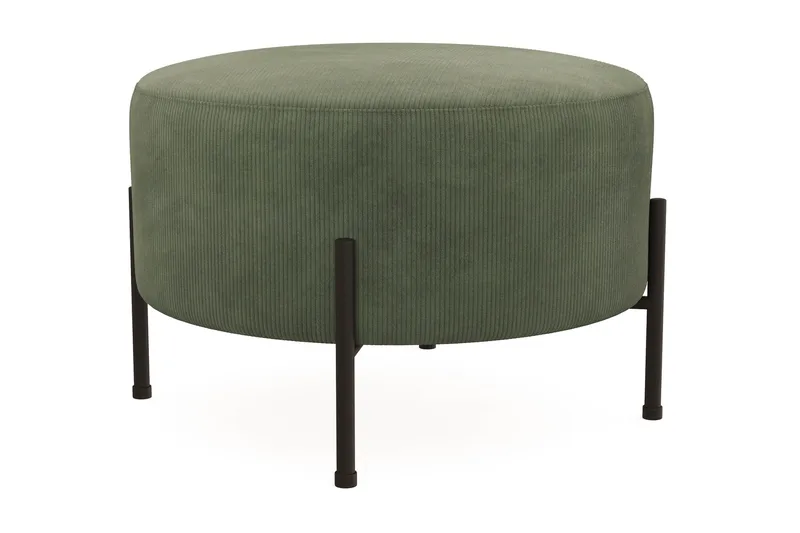 Menard Compact Puf Rund 60 cm - Grøn - Møbler - Stole & lænestole - Taburet & skammel - Ottoman