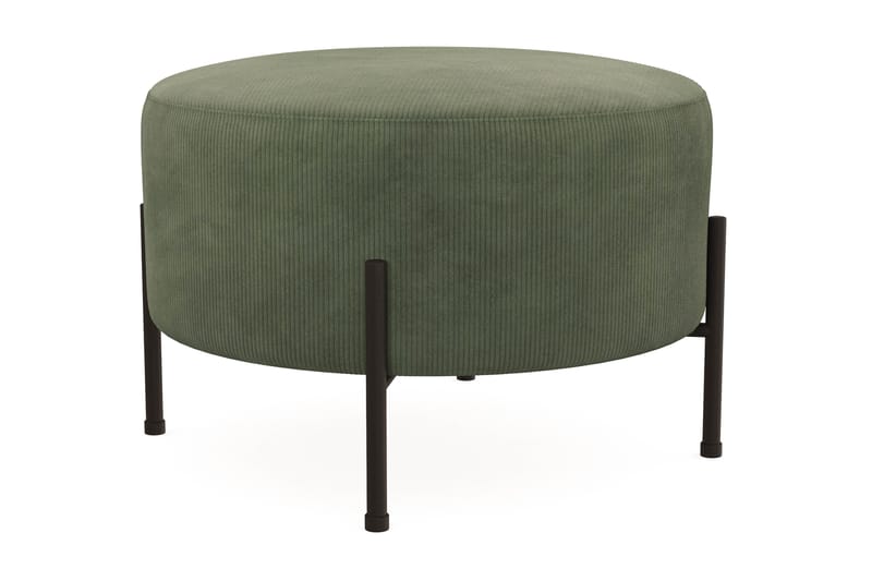 Menard Compact Puf Rund 60 cm - Grøn - Møbler - Stole & lænestole - Taburet & skammel - Ottoman