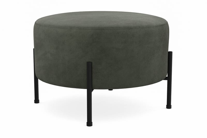Menard Compact Puf Rund 60 cm - Mørkegrøn - Møbler - Stole & lænestole - Taburet & skammel - Ottoman