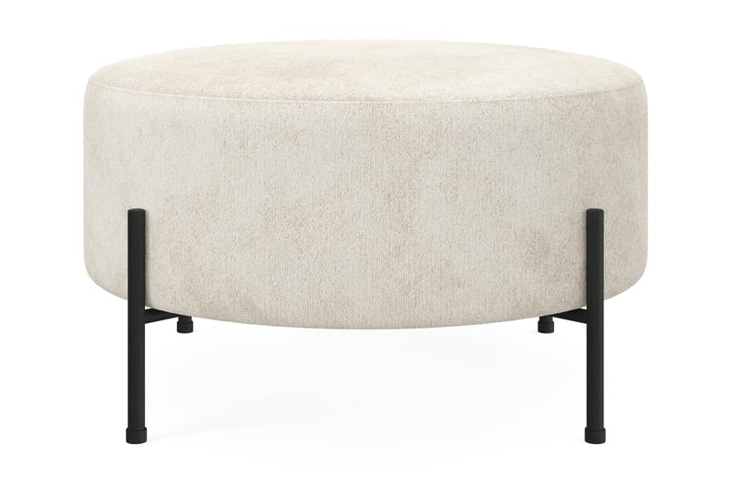 Menard Compact Puf Rund 70 cm, Hvid