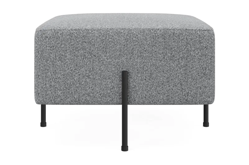 Menard Compact Puf 60 cm Kvadratisk, Grå