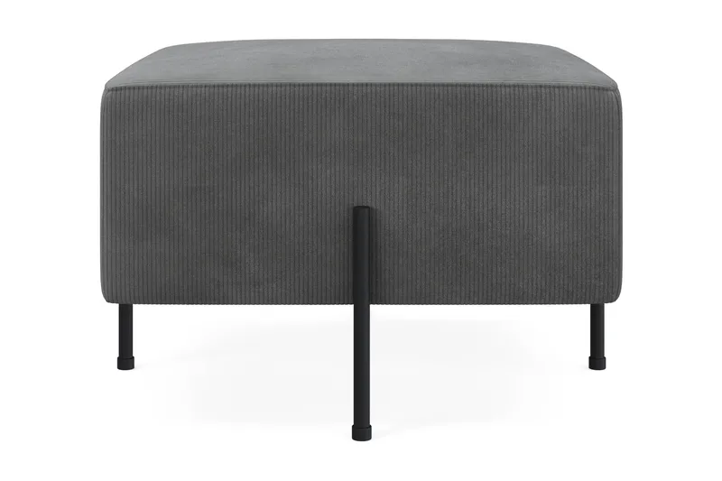 Menard Compact Puf 60 cm Kvadratisk, Grå