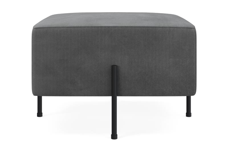 Menard Compact Puf 60 cm Kvadratisk, Grå