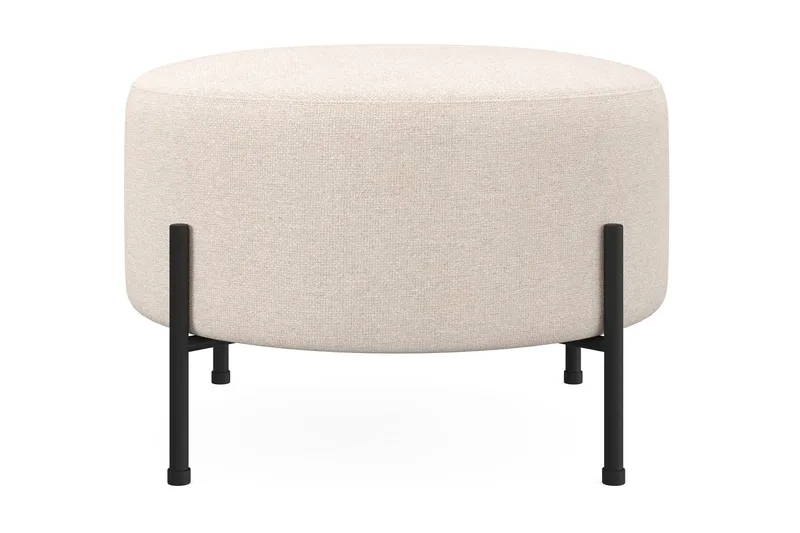 Menard Compact Puf Rund 60 cm, Beige