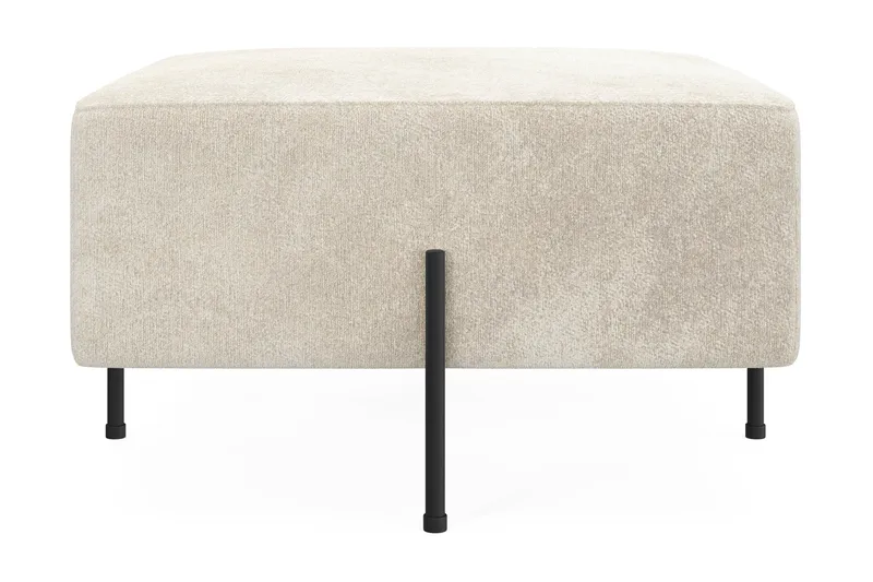 Menard Compact Puf 70 cm Kvadratisk, Hvid