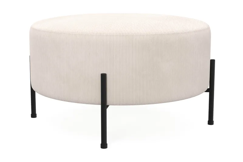 Menard Compact Puf Rund 70 cm - Beige - Møbler - Stole & lænestole - Taburet & skammel - Ottoman