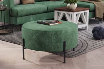 Menard Compact Puf Rund 70 cm - Grøn - Møbler - Stole & lænestole - Taburet & skammel - Ottoman
