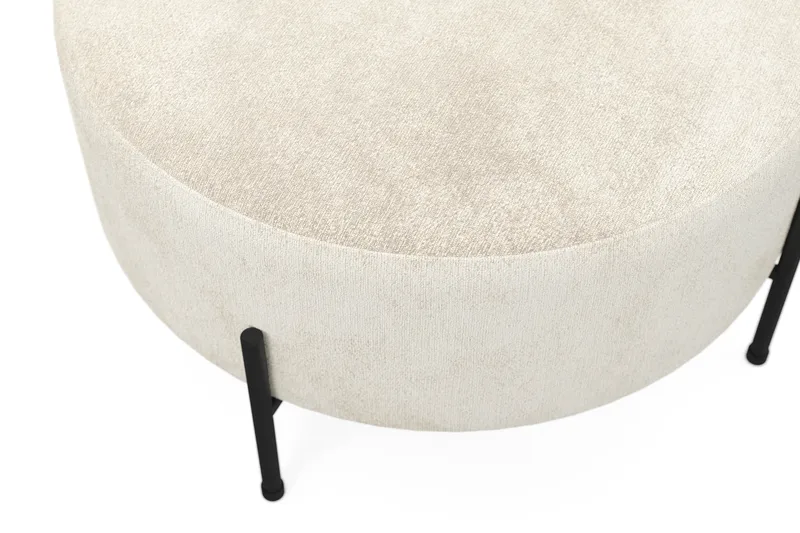 Menard Compact Puf Rund 70 cm - Hvid - Møbler - Stole & lænestole - Taburet & skammel - Ottoman