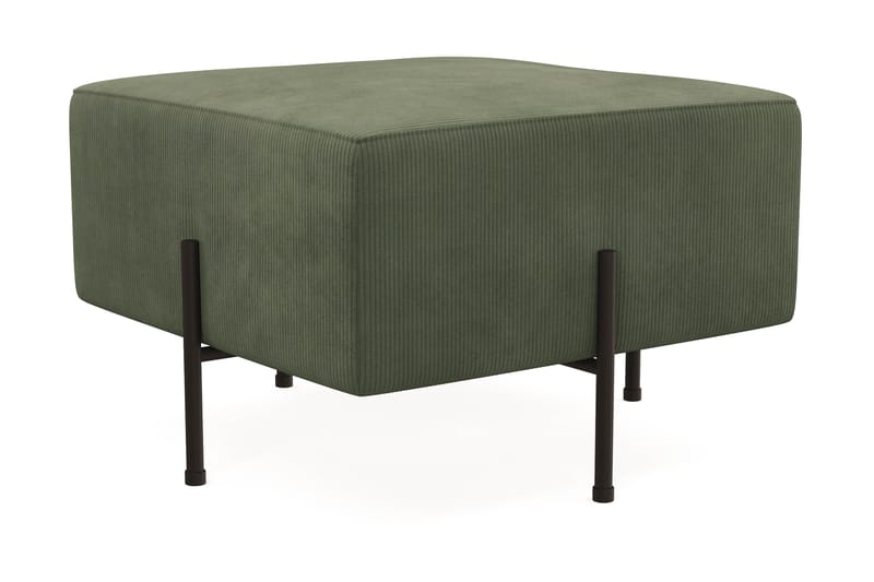Menard Compact Puf 60 cm Kvadratisk - Grøn - Møbler - Stole & lænestole - Taburet & skammel - Ottoman
