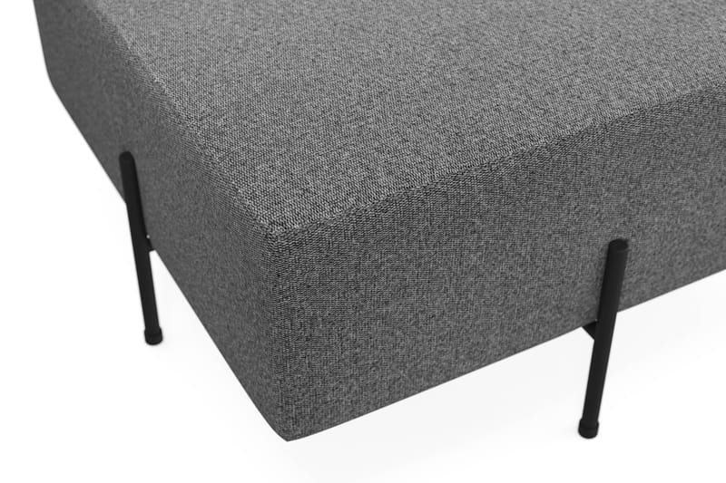 Menard Compact Puf 70 cm Kvadratisk - Mørkegrå - Møbler - Stole & lænestole - Taburet & skammel - Ottoman