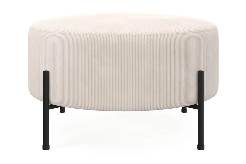 Menard Compact Puf Rund 70 cm, Beige