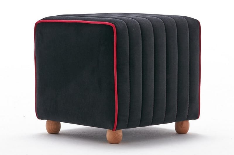 Monaia Ottoman - Sort/Natur - Ottoman