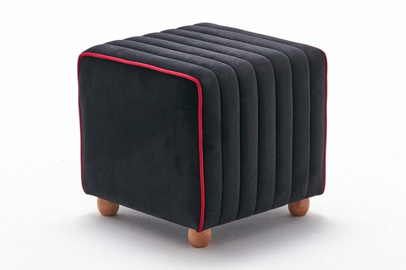 Monaia Ottoman - Sort/Natur - Ottoman