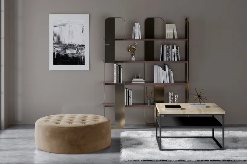 Montyda Ottoman Rund - Beige - Møbler - Stole & lænestole - Taburet & skammel - Ottoman