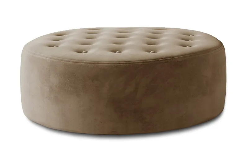 Montyda Ottoman Rund, Beige