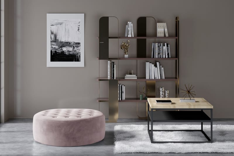 Montyda Ottoman Rund - Lyserød - Møbler - Stole & lænestole - Taburet & skammel - Ottoman