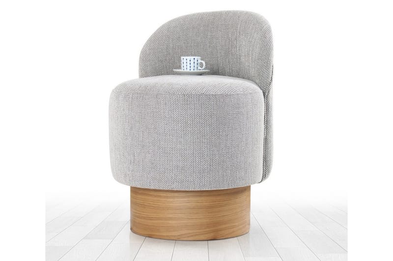 Muktan Puf 47 cm - Grå - Møbler - Stole & lænestole - Taburet & skammel - Ottoman