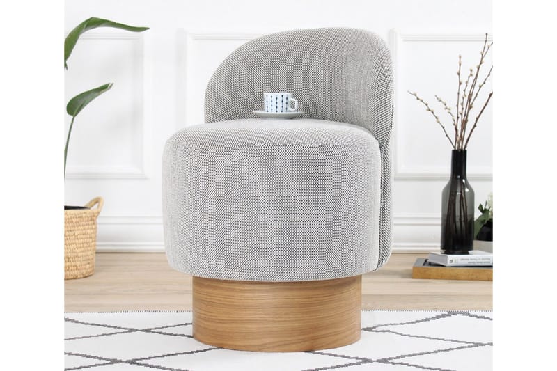 Muktan Puf 47 cm - Grå - Møbler - Stole & lænestole - Taburet & skammel - Ottoman