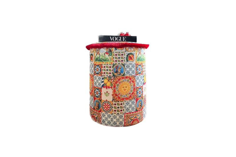 Multan Puf 45 cm - Flerfarvet - Møbler - Stole & lænestole - Taburet & skammel - Ottoman