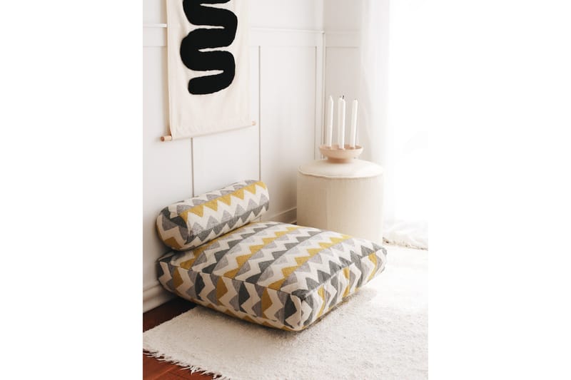 Munkad Puf 70 cm - Flerfarvet - Møbler - Stole & lænestole - Taburet & skammel - Ottoman