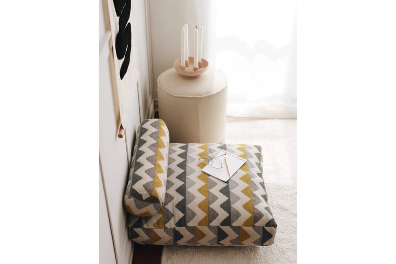 Munkad Puf 70 cm - Flerfarvet - Møbler - Stole & lænestole - Taburet & skammel - Ottoman