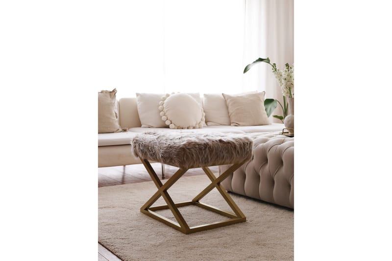 Murmu Puf 50 cm - Brun - Møbler - Stole & lænestole - Taburet & skammel - Ottoman