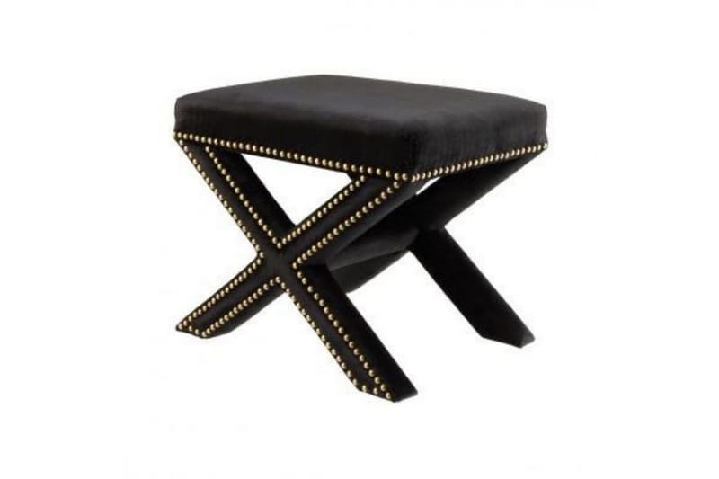 Mursida Puf 60 cm, Guld/Sort