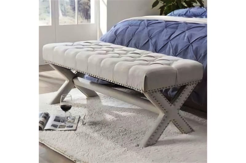 Mursida Puf 120 cm - Grå - Møbler - Stole & lænestole - Taburet & skammel - Ottoman