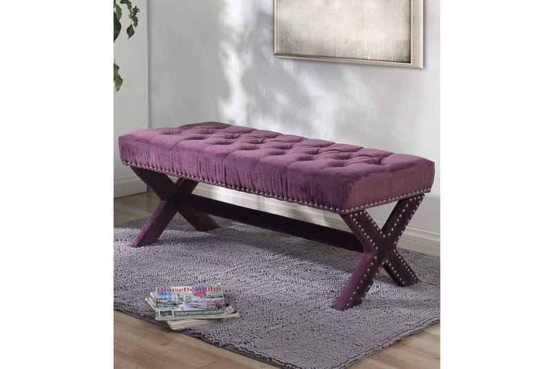 Mursida Puf 120 cm - Lilla - Møbler - Stole & lænestole - Taburet & skammel - Ottoman