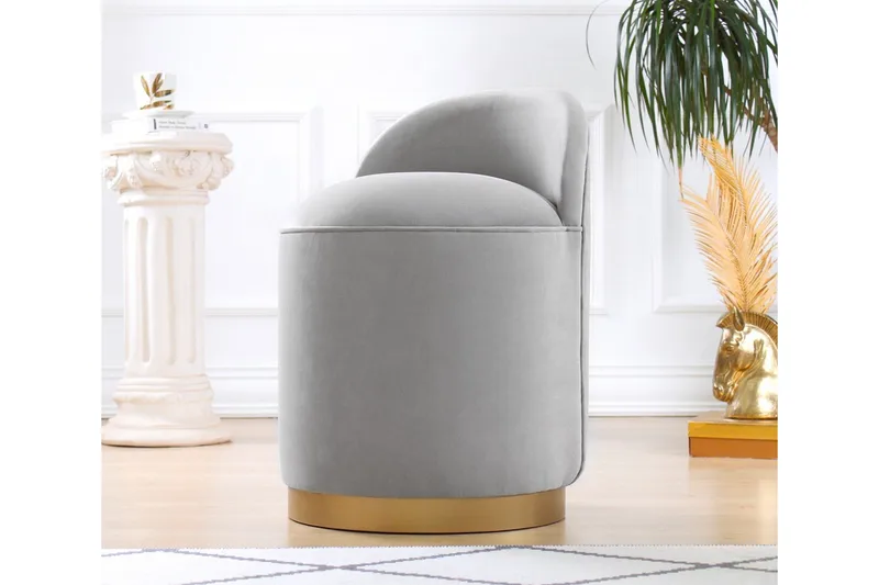 Murwillumbah Siddepuf 45 cm - Grå - Møbler - Stole & lænestole - Taburet & skammel - Ottoman