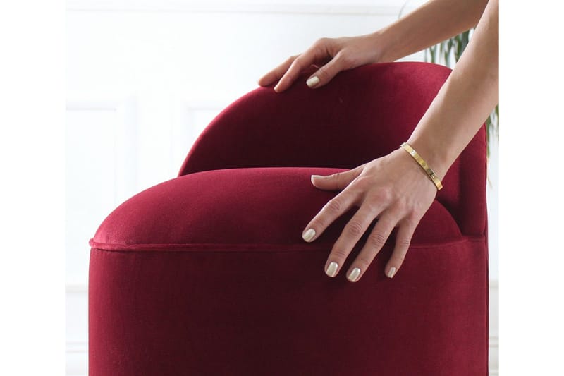 Murwillumbah Siddepuf 45 cm - Rød - Møbler - Stole & lænestole - Taburet & skammel - Ottoman