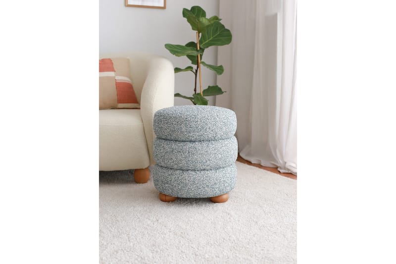 Musibat Puf 42 cm - Blå - Møbler - Stole & lænestole - Taburet & skammel - Ottoman