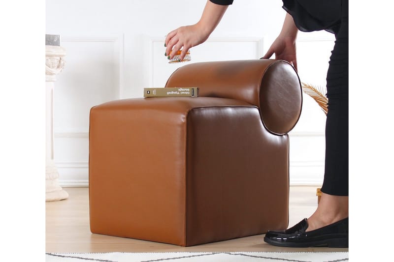 Nahar Puf 45 cm - Brun - Møbler - Stole & lænestole - Taburet & skammel - Ottoman