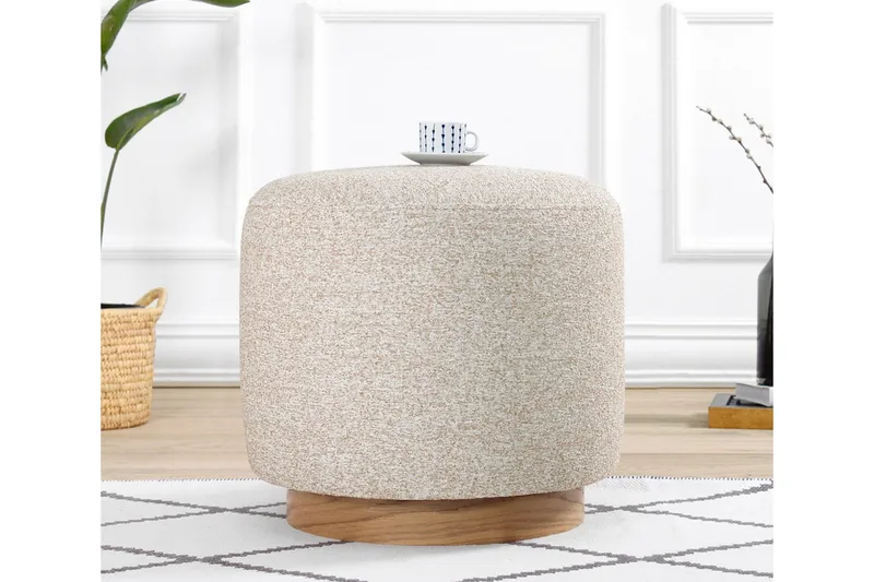 Namra Puf 45 cm, Beige