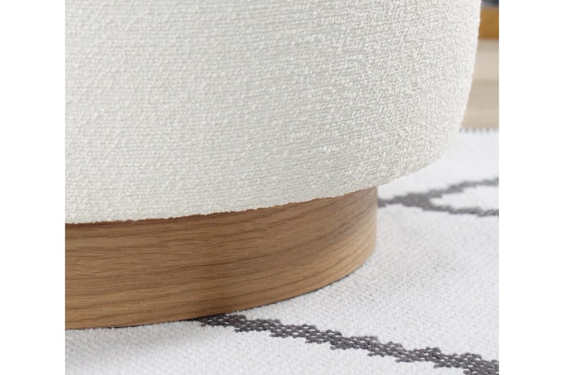 Namra Puf 45 cm - Cream - Møbler - Stole & lænestole - Taburet & skammel - Ottoman
