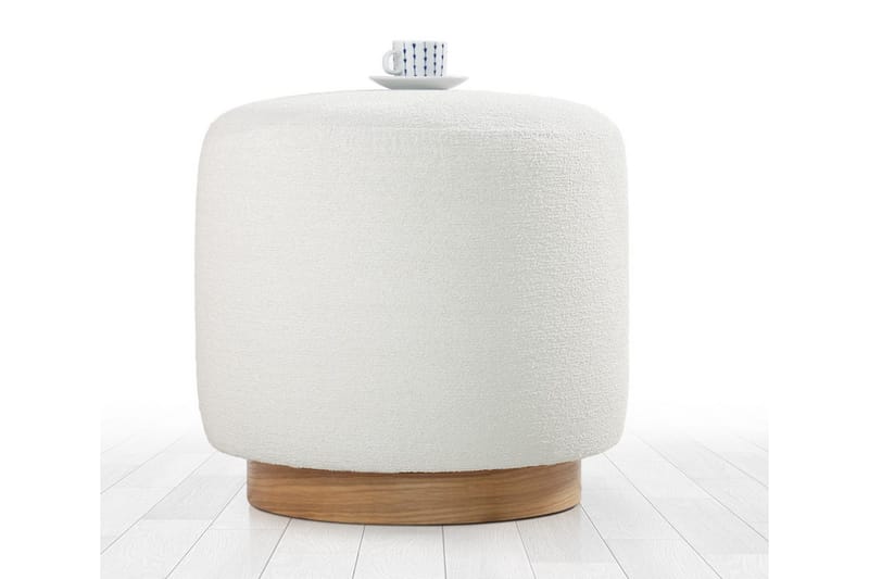 Namra Puf 45 cm - Cream - Ottoman