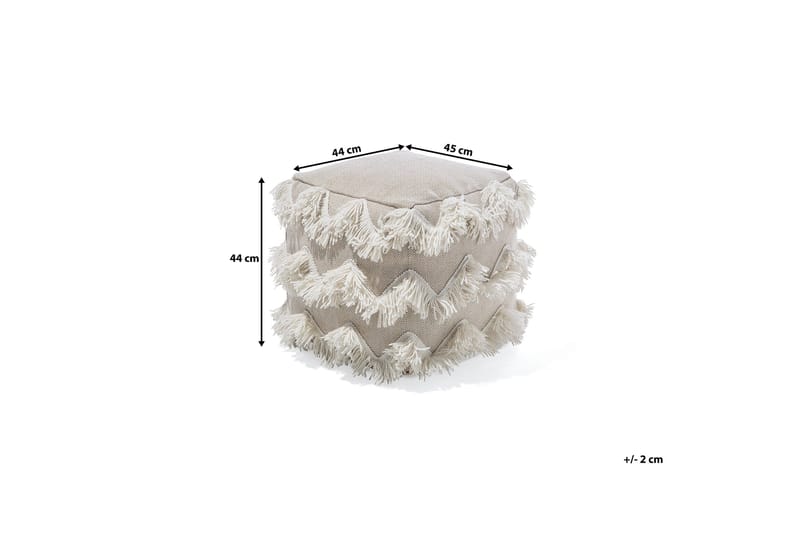 Nashik Ottoman 45 cm - Beige - Møbler - Stole & lænestole - Taburet & skammel - Ottoman