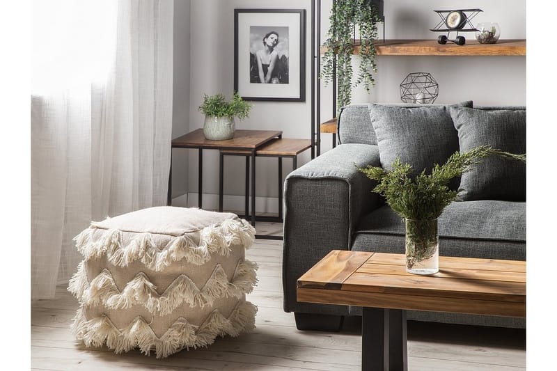 Nashik Ottoman 45 cm - Beige - Møbler - Stole & lænestole - Taburet & skammel - Ottoman