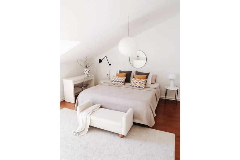 Natsuko Puf 115 cm, Hvid