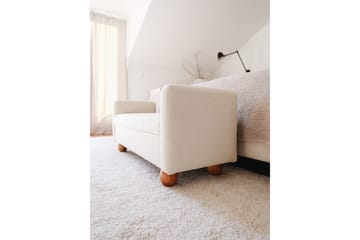 Natsuko Puf 115 cm - Hvid - Møbler - Stole & lænestole - Taburet & skammel - Ottoman