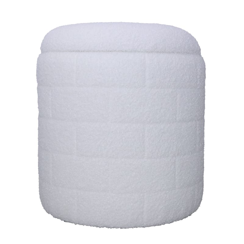 Navik opbevaringspuf 40x40x45 cm med aftageligt låg - hvid - Møbler - Stole & lænestole - Taburet & skammel - Ottoman