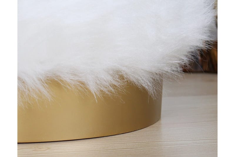 Needles Siddepuf 40 cm - Hvid - Møbler - Stole & lænestole - Taburet & skammel - Ottoman