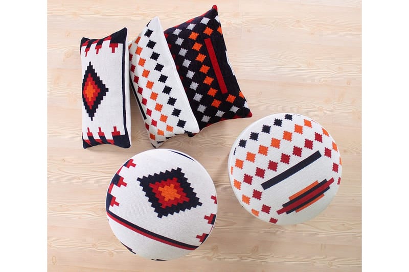 Opelousas Siddepuf 46 cm - Flerfarvet - Møbler - Stole & lænestole - Taburet & skammel - Ottoman