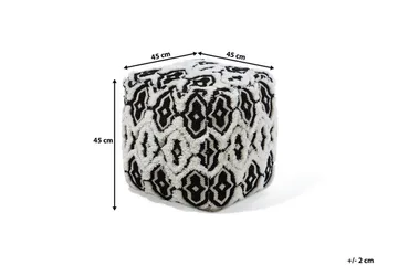 Orai sædehynde 45 cm - Sort - Møbler - Stole & lænestole - Taburet & skammel - Ottoman