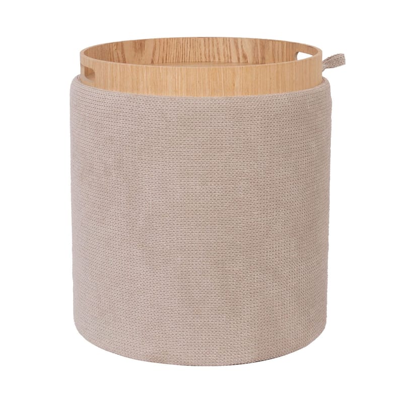 Ottoman/Table HOME4YOU, Beige